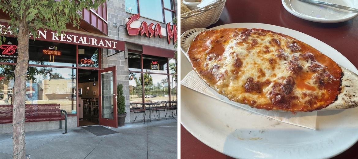 Yelm Casa Mia Menu