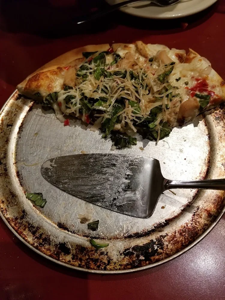 Three Cheese and Chicken Pizza